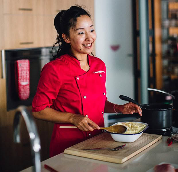 Auckland cooking tutor, Sachie Noumura.