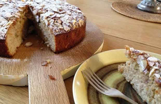 Gluten-free spiced apple cake.