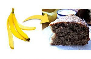 Turn this banana peel into cake