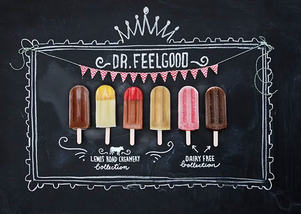 The new range from Dr Feelgood and Lewis Road Creamery