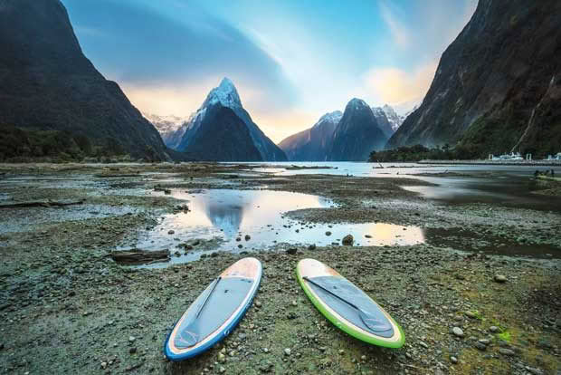 stand-up paddleboarding