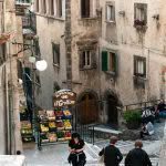 The narrow alleyways of Scanno.