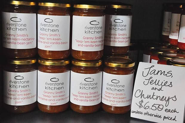 The preserves from Riverstone Kitchen.