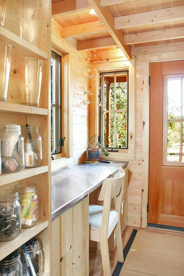 This is the 8.2m² home on wheels that was the first home for US builder Jay Shafer. He now runs the Tumbleweed Tiny House Company, which specialises in mobile tiny homes and recreational vehicles.