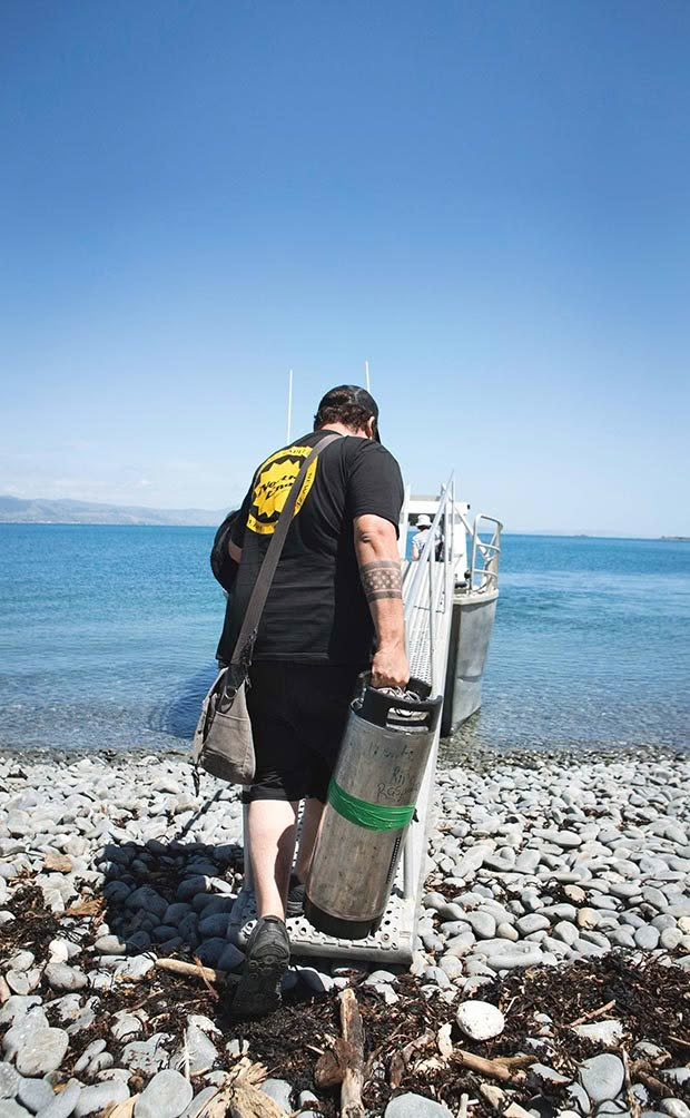 Kieran Haslett- Moore, Kapiti Island, wild beer, salt and wood