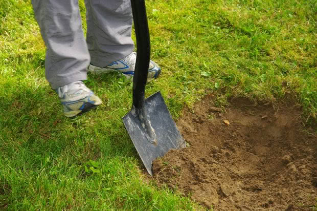 digging a hole