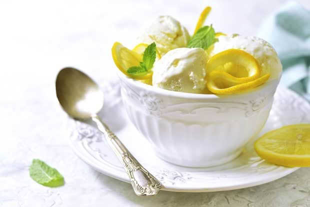 lemon ice cream