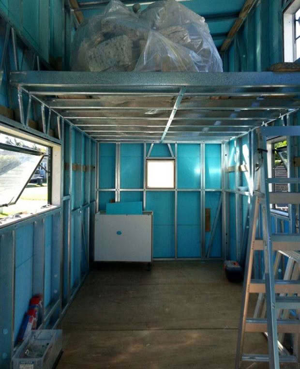 inside of tiny house