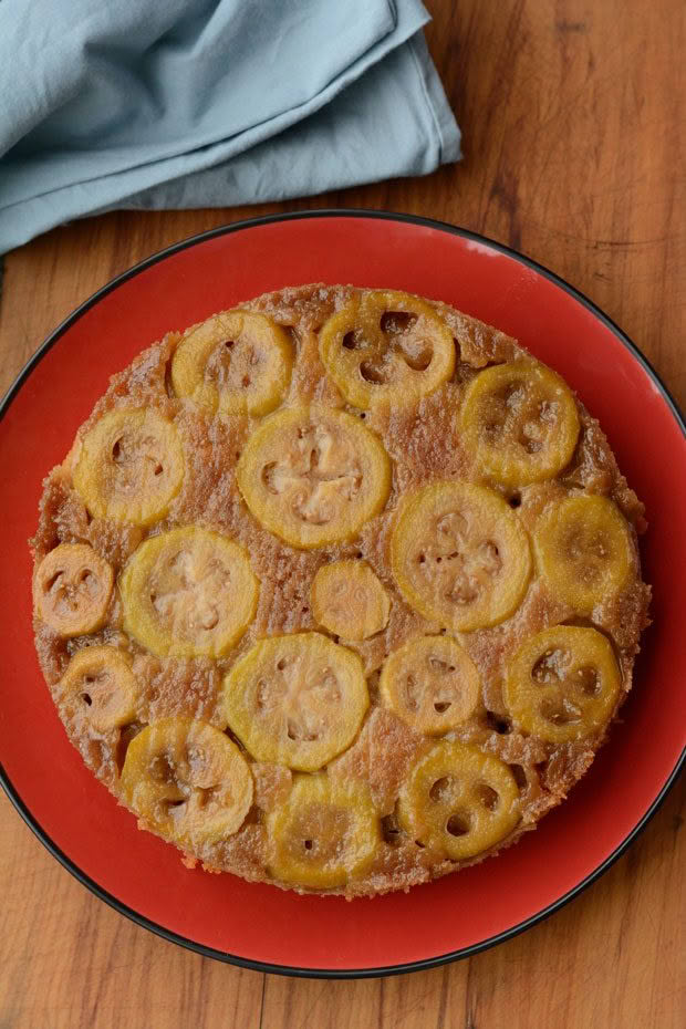 feijoa upside down cake