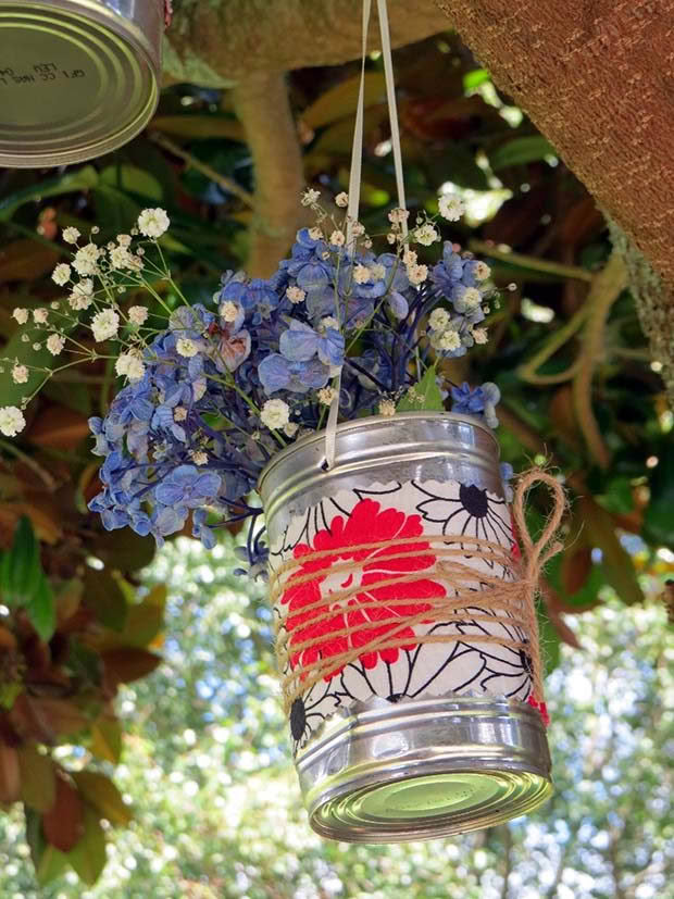 wedding hydrangea in can