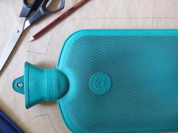 repurpose hot water bottle cover 