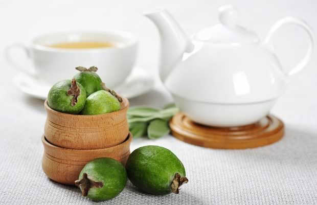 feijoa and tea