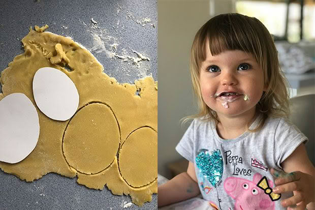 Making Easter Cookies