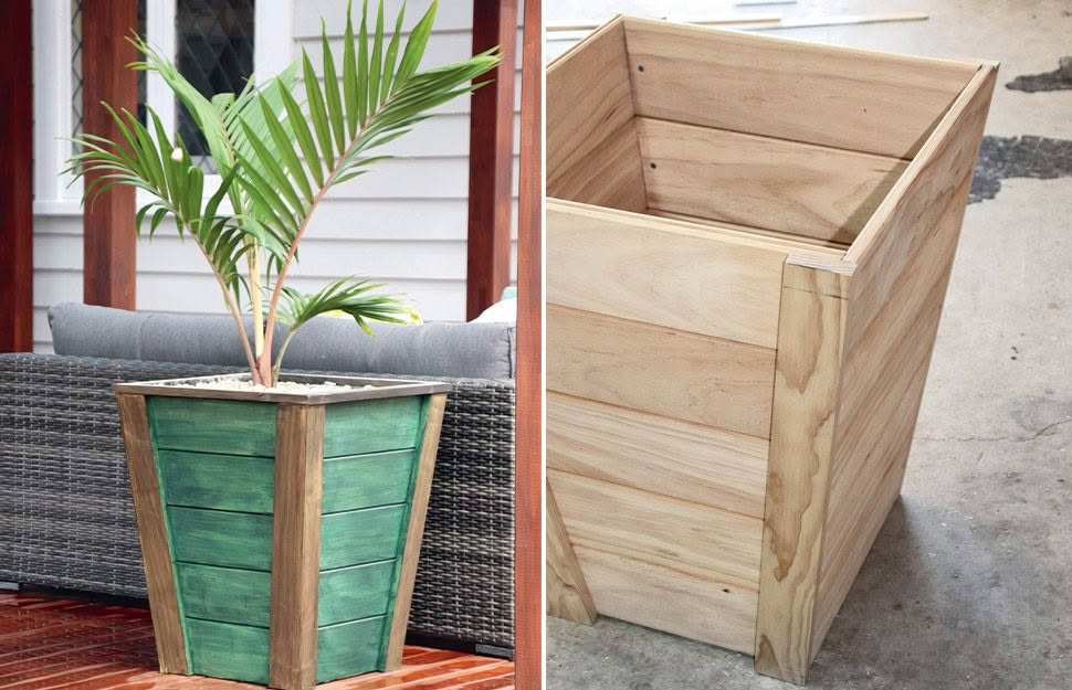 DIY: How to make a chic wooden planter box