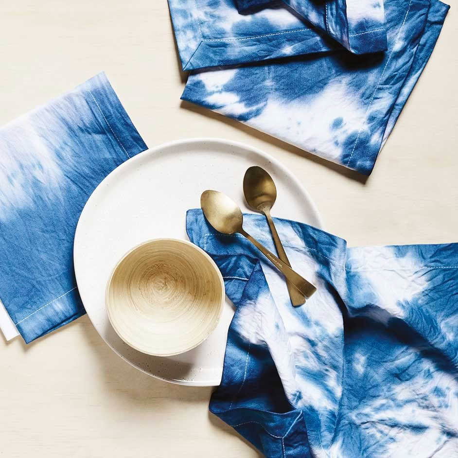 tie dye table napkin