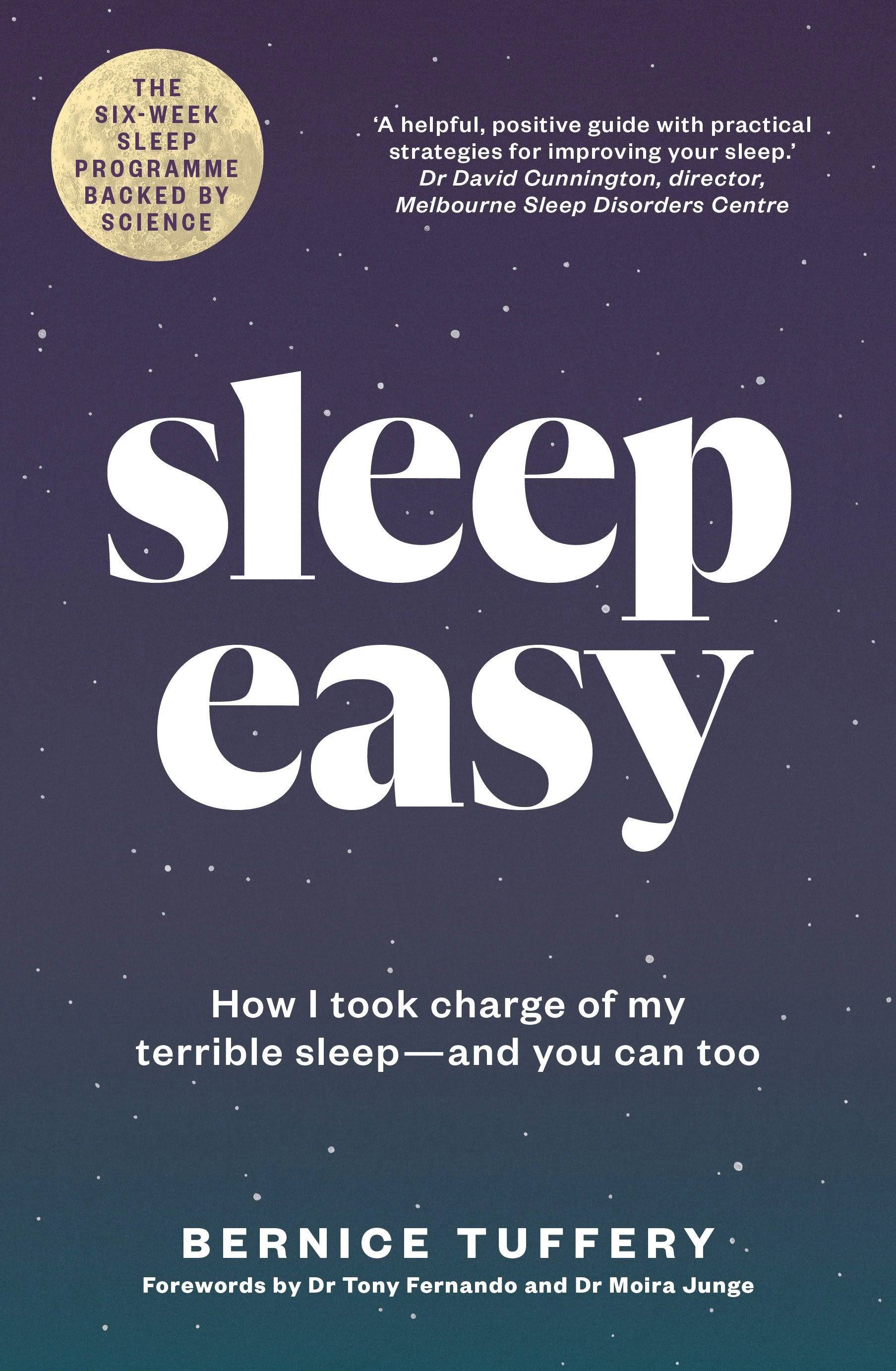 A book called sleep easy by bernice tuffery